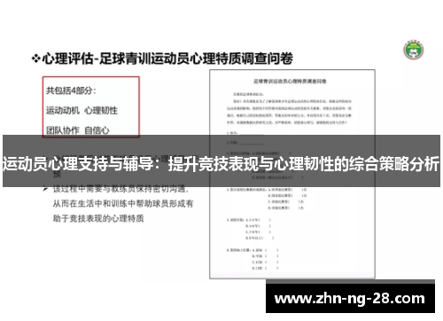 运动员心理支持与辅导:提升竞技表现与心理韧性的综合策略分析 运动员心理支持与辅导:提升竞技表现与心理韧性的综合策略分析